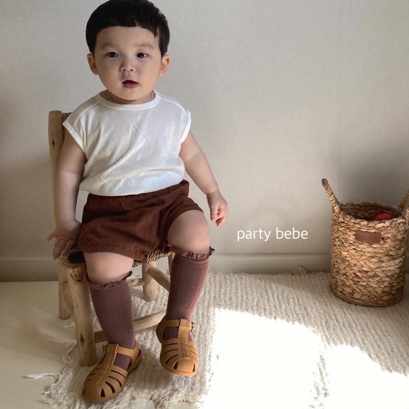 PARTY KIDS - Korean Children Fashion - #Kfashion4kids - Bebe Ppi Ppi Simple Shorts