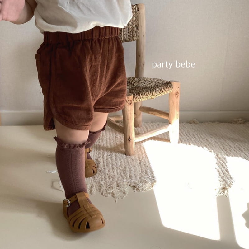 PARTY KIDS - Korean Children Fashion - #Kfashion4kids - Bebe Ppi Ppi Simple Shorts - 12