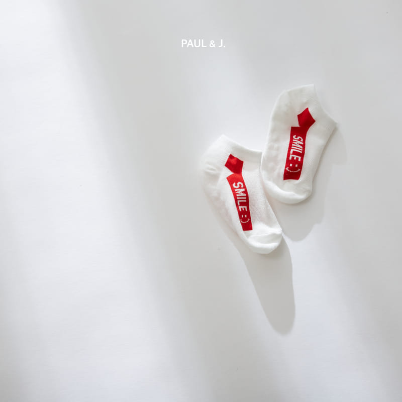 PAUL & J - Korean Children Fashion - #Kfashion4kids - Smile Socks [set of 5] - 12