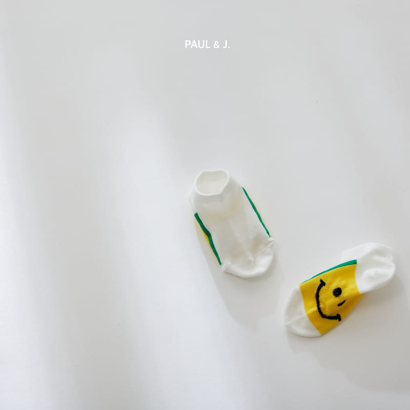 PAUL & J - Korean Children Fashion - #Kfashion4kids - Smile Socks [set of 5] - 4