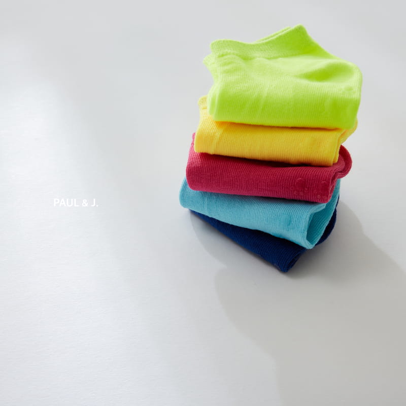 PAUL & J - Korean Children Fashion - #Kfashion4kids - Coloring Socks [set of 5] - 10