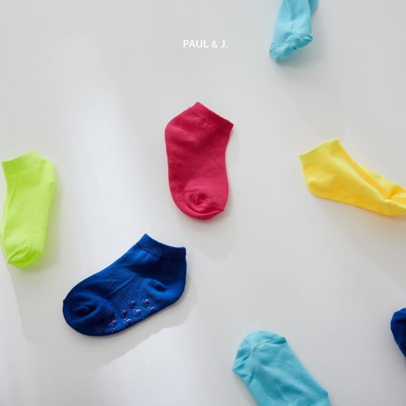 PAUL & J - Korean Children Fashion - #Kfashion4kids - Coloring Socks [set of 5] - 8