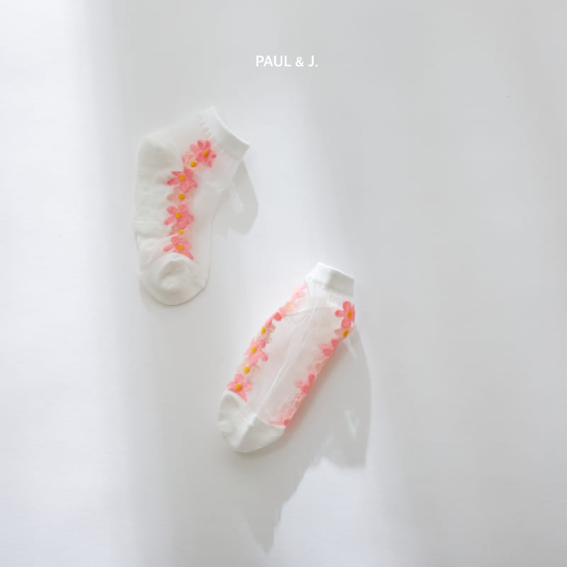 PAUL & J - Korean Children Fashion - #Kfashion4kids - Freesia Socks [set of 5] - 10