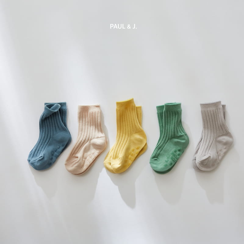 PAUL & J - Korean Children Fashion - #Kfashion4kids - Barong Socks [set of 5] - 7
