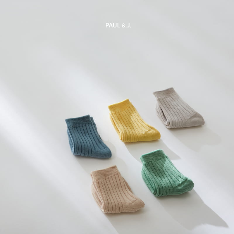 PAUL & J - Korean Children Fashion - #Kfashion4kids - Barong Socks [set of 5] - 8