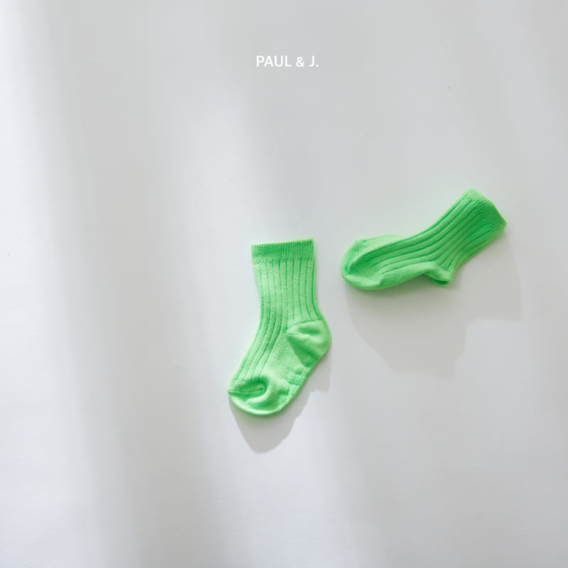 PAUL & J - Korean Children Fashion - #Kfashion4kids - Jasmine Socks [set of 5] - 6