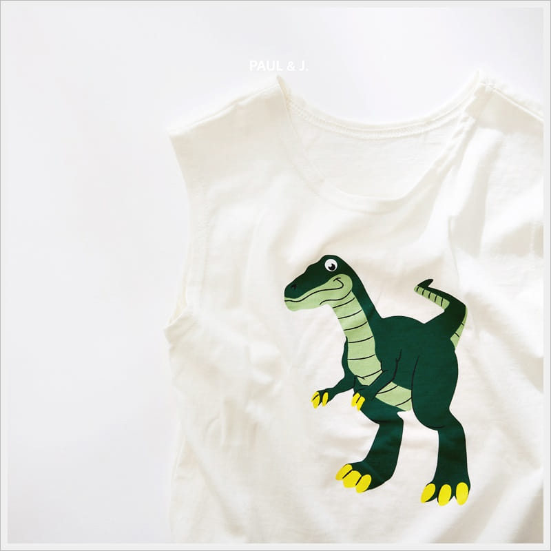 PAUL & J - Korean Children Fashion - #Kfashion4kids - Dino Top Bottom Set - 6