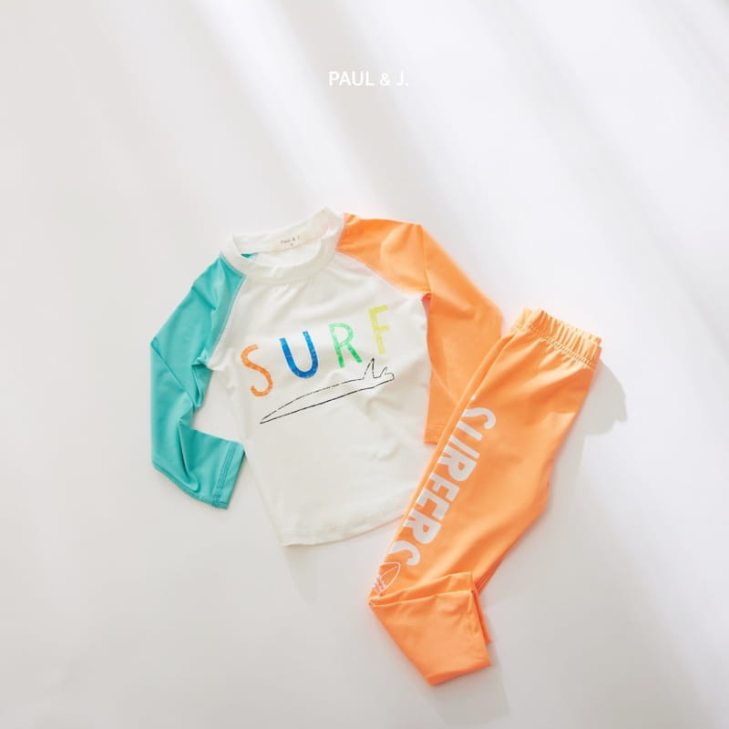 PAUL & J - Korean Children Fashion - #Kfashion4kids - Surf Rashguard - 12
