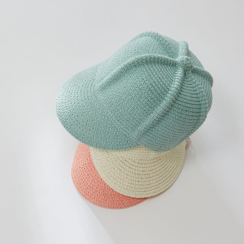 PAUL & J - Korean Children Fashion - #Kfashion4kids - Six Angles Straw Cap