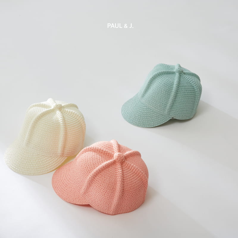PAUL & J - Korean Children Fashion - #Kfashion4kids - Six Angles Straw Cap - 12