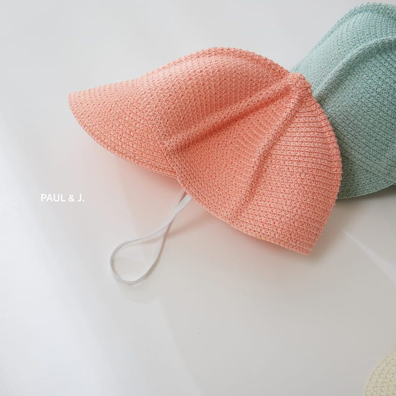 PAUL & J - Korean Children Fashion - #Kfashion4kids - Six Angles Straw Cap - 6