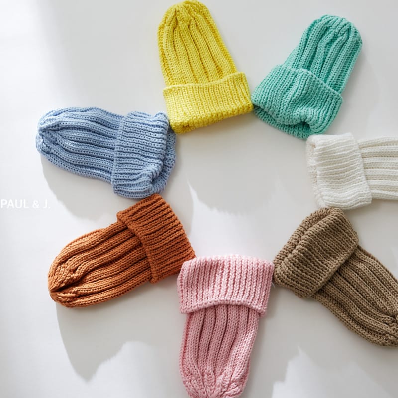 PAUL & J - Korean Children Fashion - #Kfashion4kids - Cotton Color Beanie 