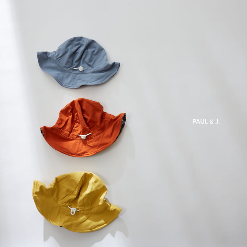 PAUL & J - Korean Children Fashion - #Kfashion4kids - Reversible Check Bucket Hat - 6