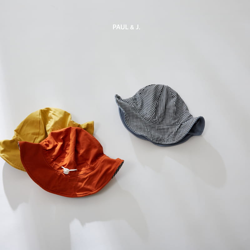 PAUL & J - Korean Children Fashion - #Kfashion4kids - Reversible Check Bucket Hat - 7