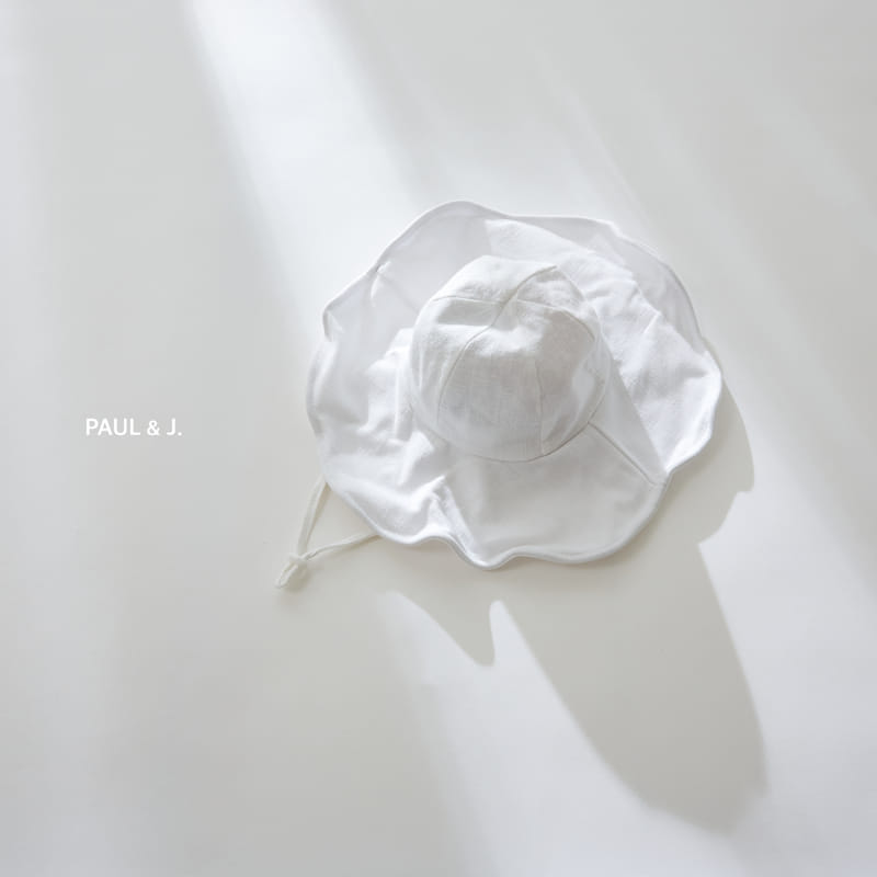 PAUL & J - Korean Children Fashion - #Kfashion4kids - Linen Wide Sun Hat - 12