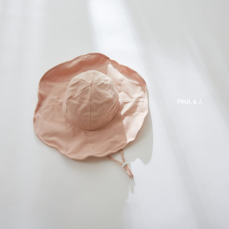 PAUL & J - Korean Children Fashion - #Kfashion4kids - Linen Wide Sun Hat - 5