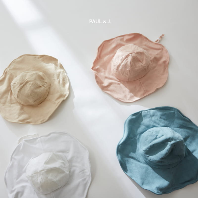 PAUL & J - Korean Children Fashion - #Kfashion4kids - Linen Wide Sun Hat - 7