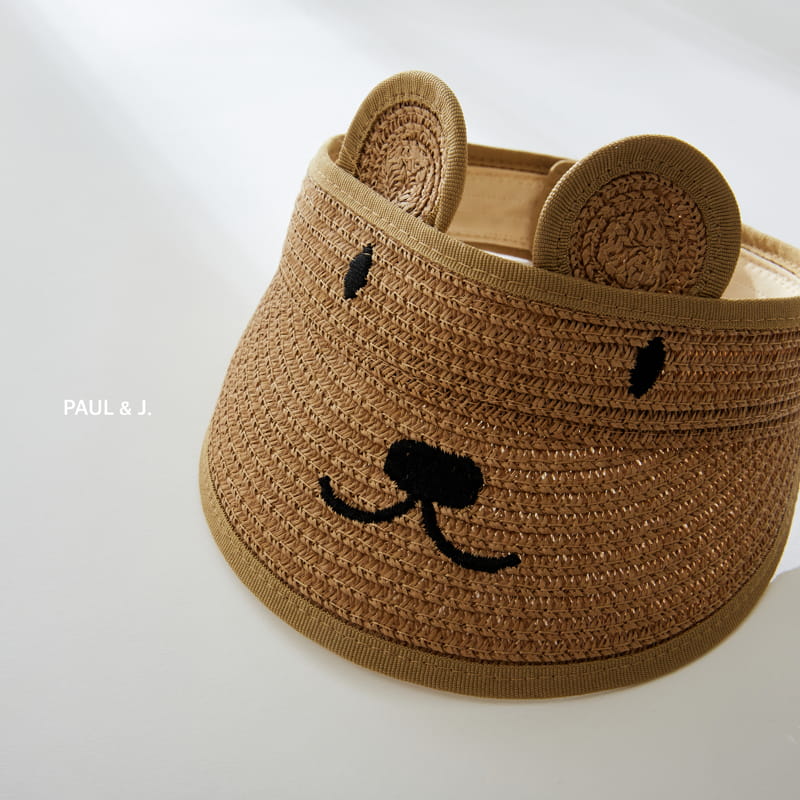 PAUL & J - Korean Children Fashion - #Kfashion4kids - Bear Sun Cap - 6