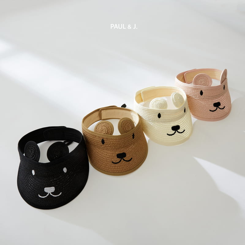 PAUL & J - Korean Children Fashion - #Kfashion4kids - Bear Sun Cap - 7