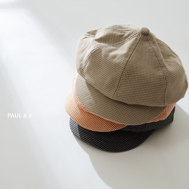 PAUL & J - Korean Children Fashion - #Kfashion4kids - Check Eight Angles Hat