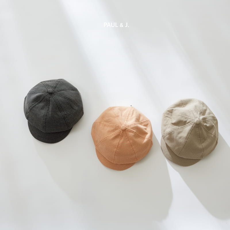 PAUL & J - Korean Children Fashion - #Kfashion4kids - Check Eight Angles Hat - 6