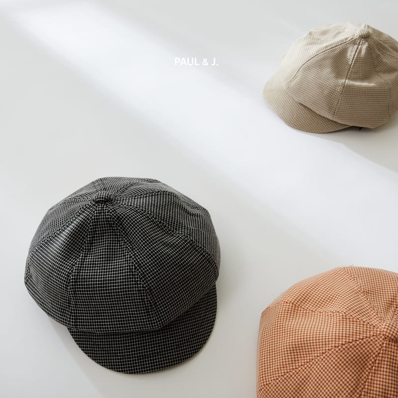 PAUL & J - Korean Children Fashion - #Kfashion4kids - Check Eight Angles Hat - 7