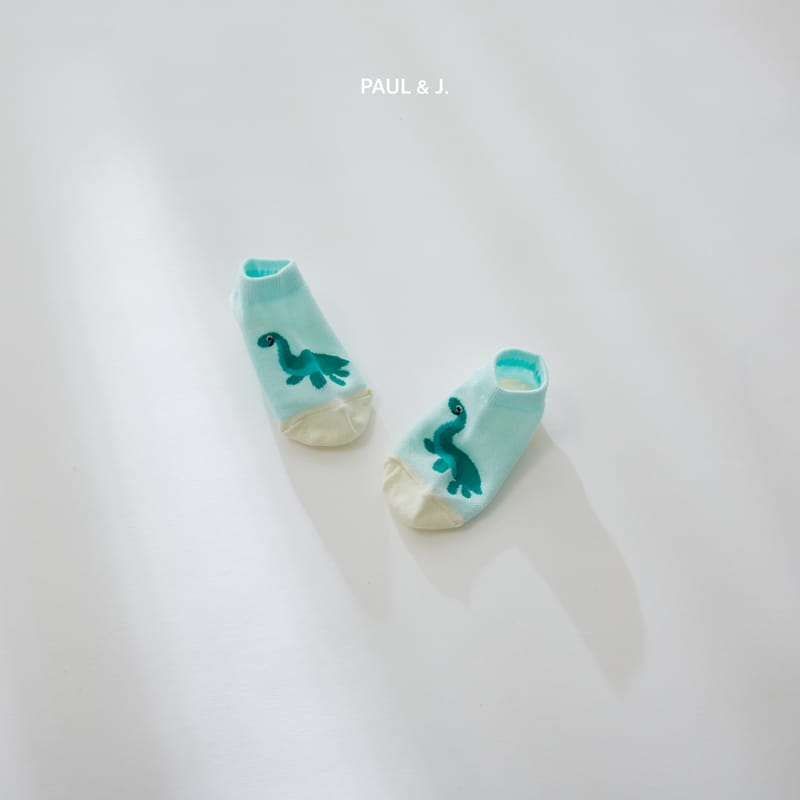 PAUL & J - Korean Children Fashion - #Kfashion4kids - Dino Socks [set of 5] - 6