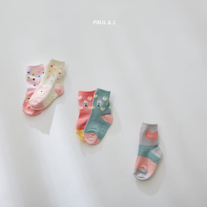 PAUL & J - Korean Children Fashion - #Kfashion4kids - Lilly Socks [set of 5] - 8