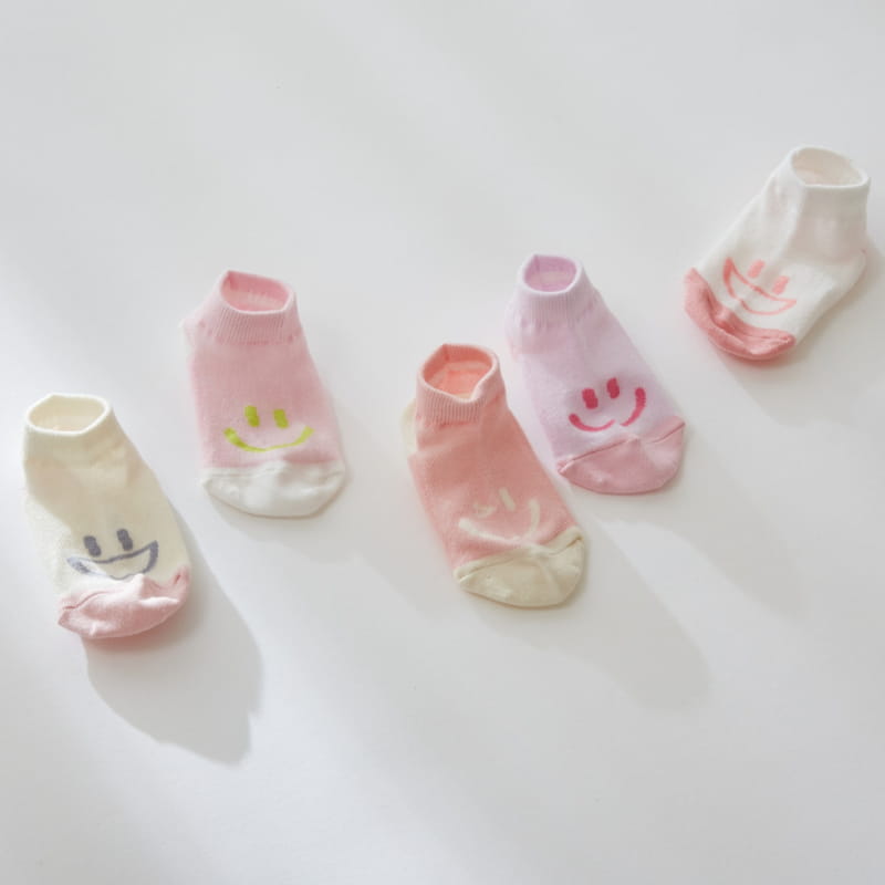 PAUL & J - Korean Children Fashion - #Kfashion4kids - Miso Socks [set of 5]