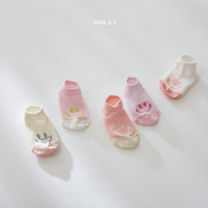 PAUL & J - Korean Children Fashion - #Kfashion4kids - Miso Socks [set of 5] - 7