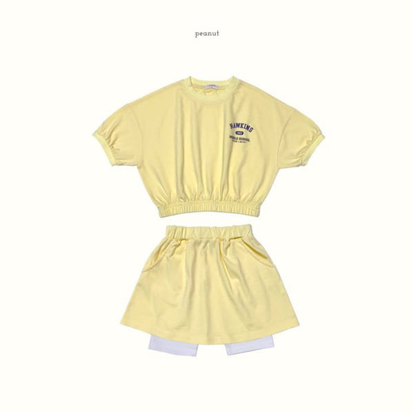 PEANUT - Korean Children Fashion - #Kfashion4kids - U go Girl Top Bottom Set - 2