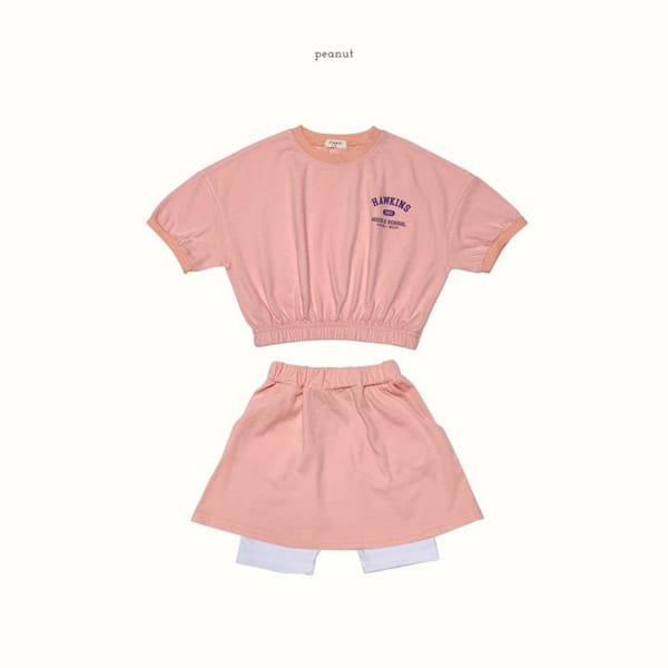 PEANUT - Korean Children Fashion - #Kfashion4kids - U go Girl Top Bottom Set - 3