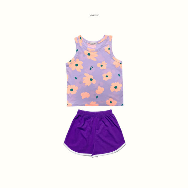 PEANUT - Korean Children Fashion - #Kfashion4kids - Pla Top Bottom Set