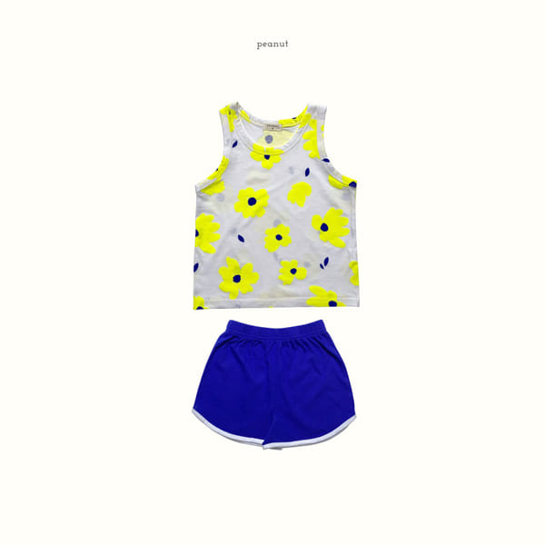 PEANUT - Korean Children Fashion - #Kfashion4kids - Pla Top Bottom Set - 4