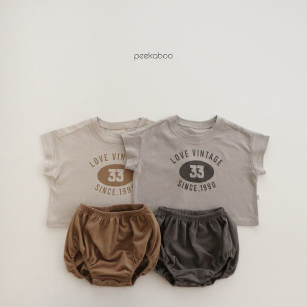 PEEKABOO - Korean Children Fashion - #Kfashion4kids - Sam Sam Baby Top Bottom Set - 2