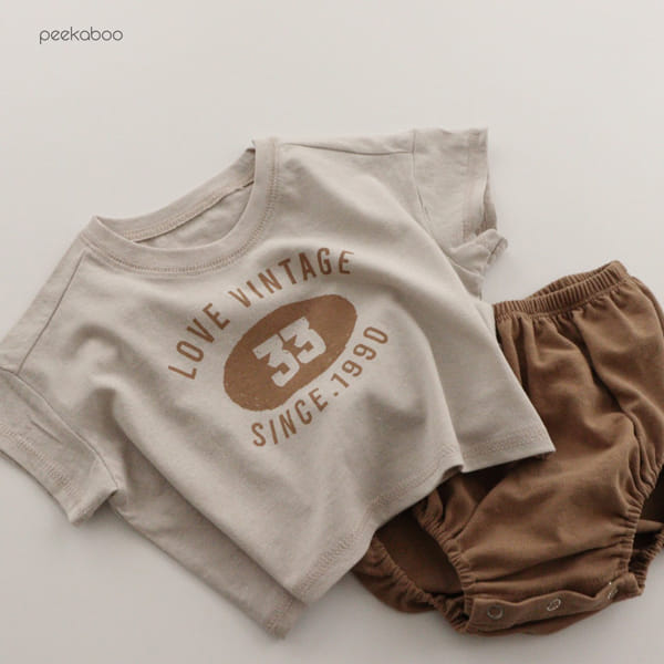 PEEKABOO - Korean Children Fashion - #Kfashion4kids - Sam Sam Baby Top Bottom Set - 8