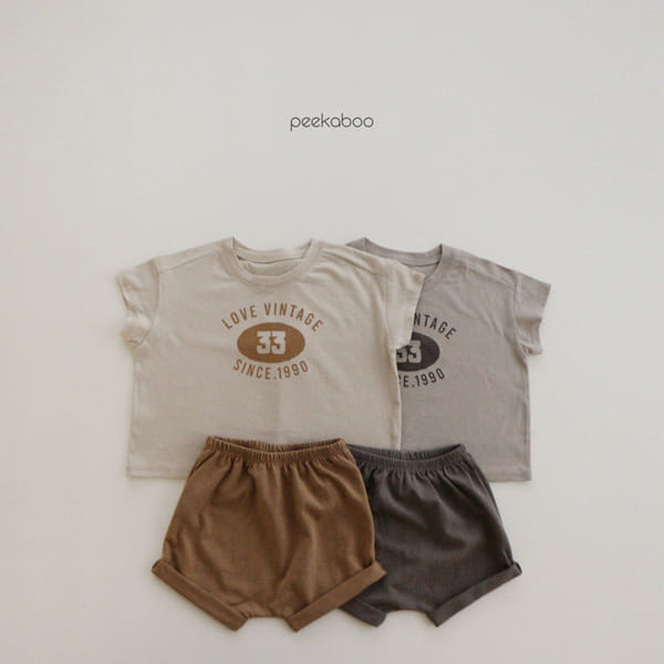 PEEKABOO - Korean Children Fashion - #Kfashion4kids - Sam Sam Top Bottom Set - 2
