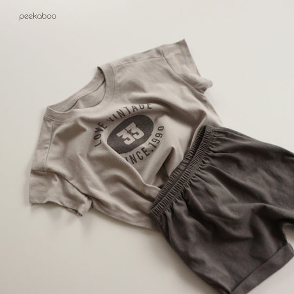 PEEKABOO - Korean Children Fashion - #Kfashion4kids - Sam Sam Top Bottom Set - 3
