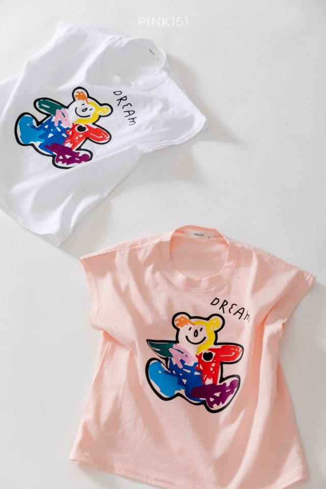 PINK151 - Korean Children Fashion - #Kfashion4kids - Rainbow Bear Tee - 5