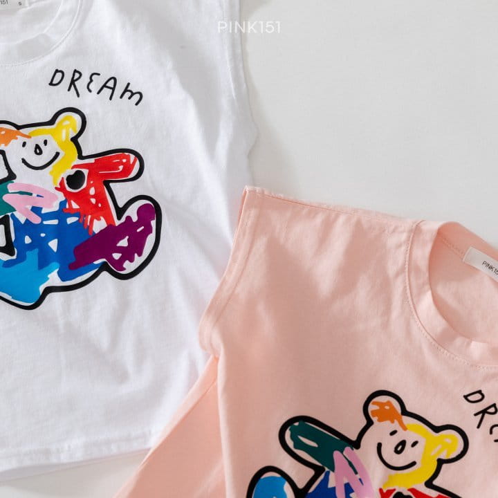 PINK151 - Korean Children Fashion - #Kfashion4kids - Rainbow Bear Tee - 6