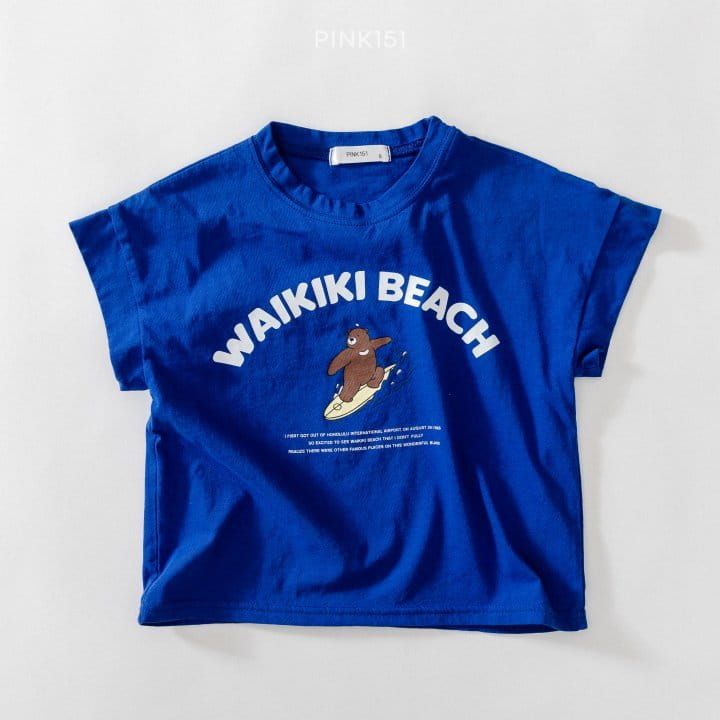 PINK151 - Korean Children Fashion - #Kfashion4kids - Surfing Bear Tee - 6