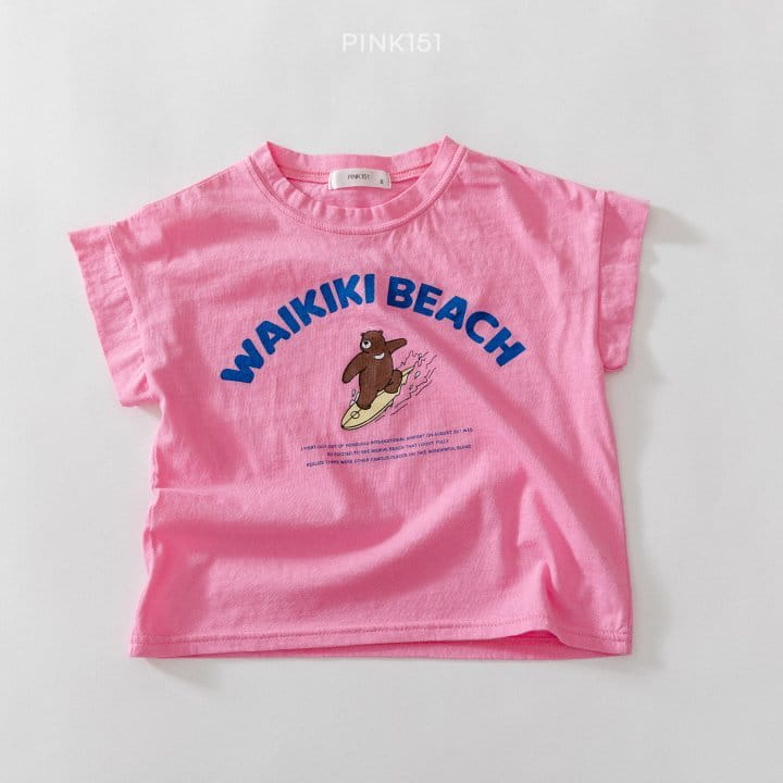 PINK151 - Korean Children Fashion - #Kfashion4kids - Surfing Bear Tee - 7