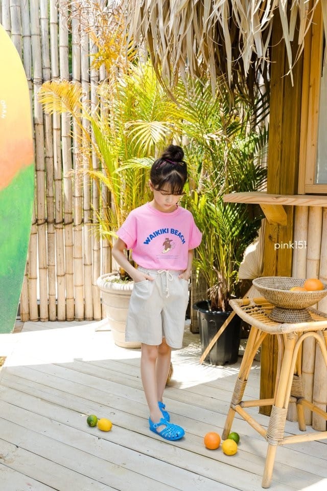 PINK151 - Korean Children Fashion - #Kfashion4kids - 151 Linen Shorts