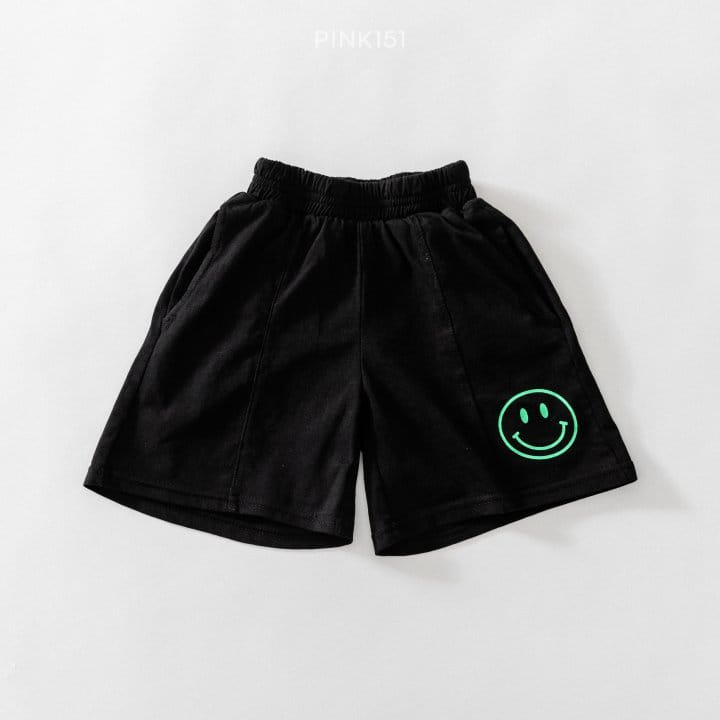 PINK151 - Korean Children Fashion - #Kfashion4kids - Smile Slit Shorts - 9