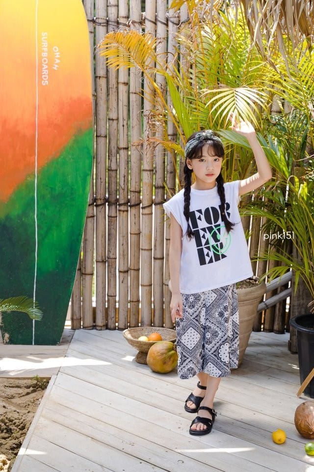 PINK151 - Korean Children Fashion - #Kfashion4kids - Paisely Cooling Pants