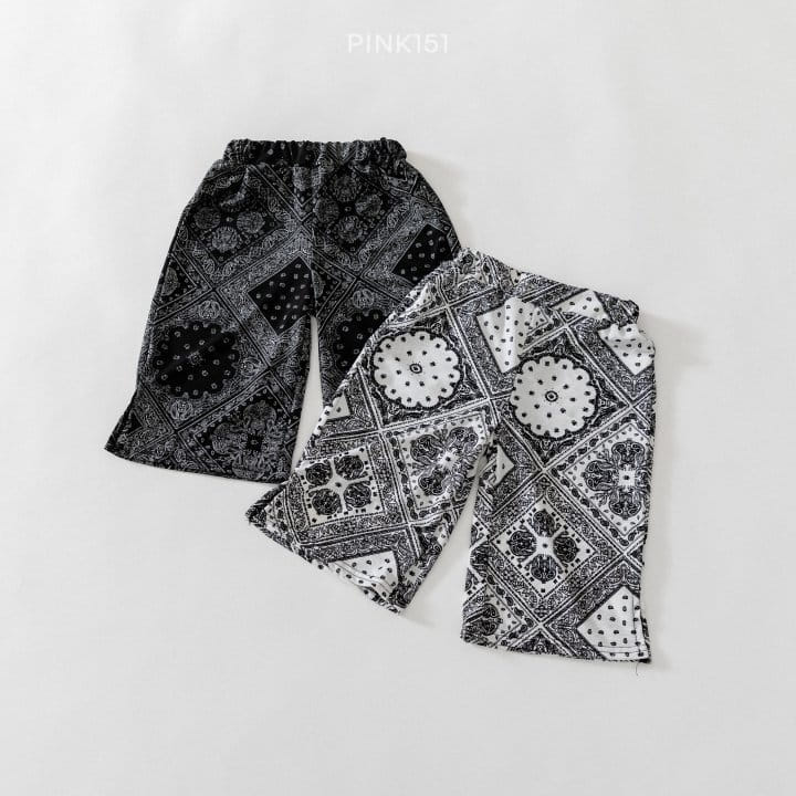 PINK151 - Korean Children Fashion - #Kfashion4kids - Paisely Cooling Pants - 3