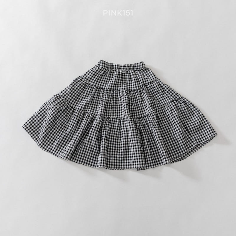 PINK151 - Korean Children Fashion - #Kfashion4kids - Check Cancan Skirt - 8