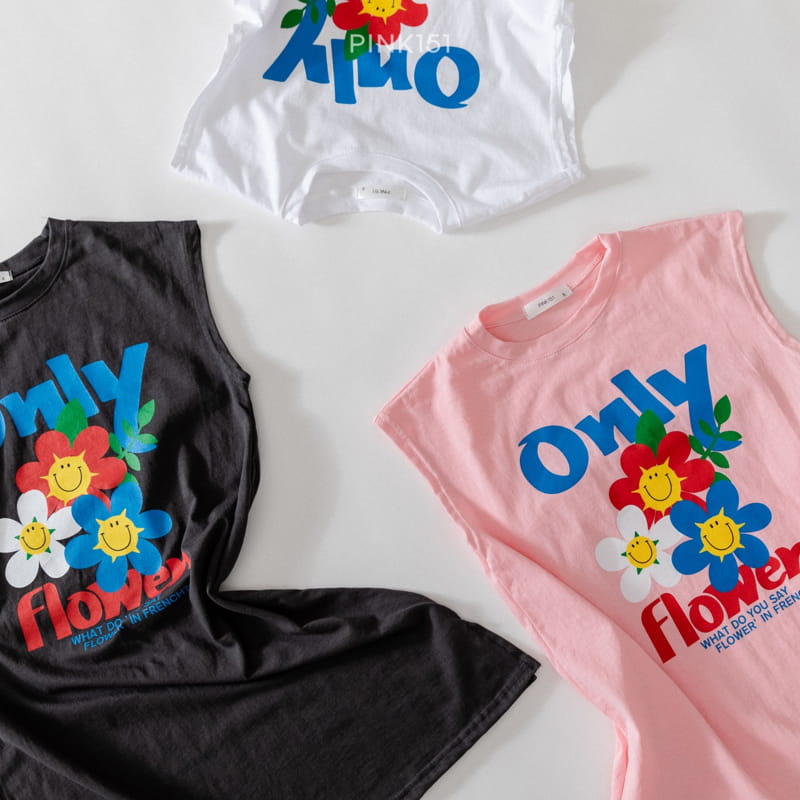 PINK151 - Korean Children Fashion - #Kfashion4kids - Only Flower One-piece - 6