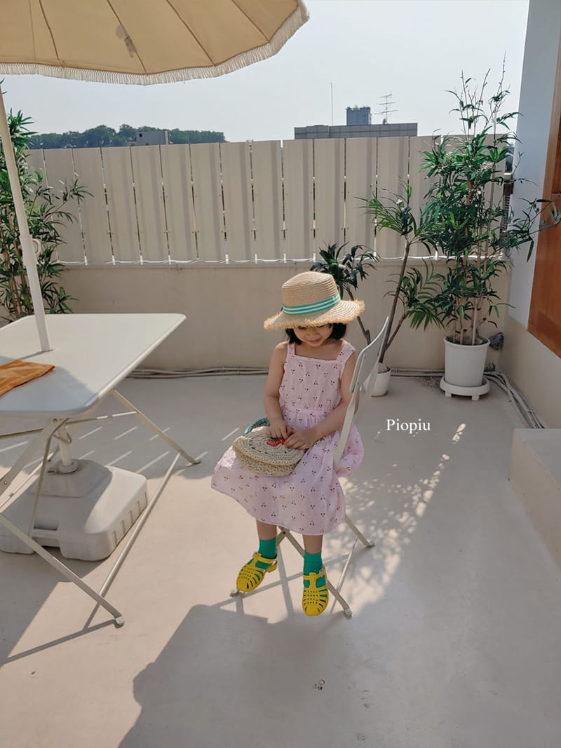 PIOPIU - Korean Children Fashion - #Kfashion4kids - Cherry One-piece - 11