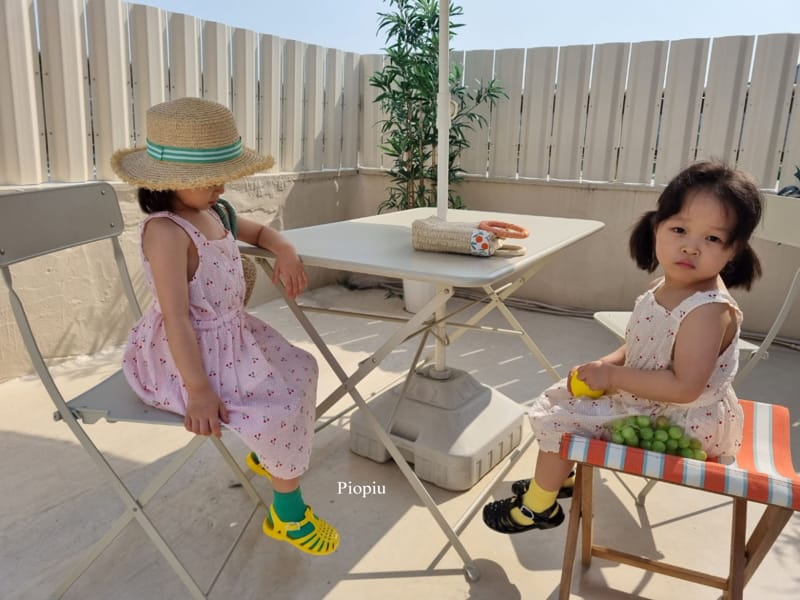 PIOPIU - Korean Children Fashion - #Kfashion4kids - Cherry One-piece - 12